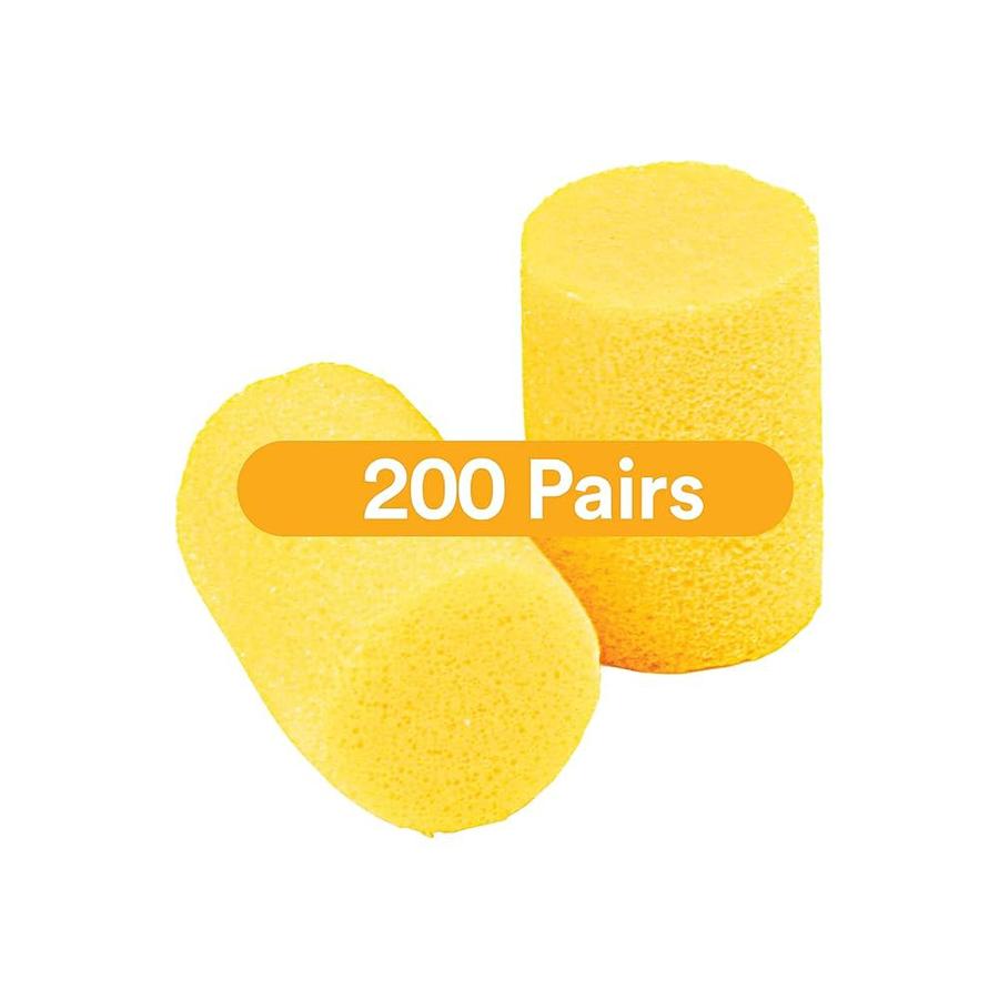 3M EAR 312-1201 귀마개 소음 방지 클래식 여성용 수면 노란색
