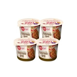 CJ제일제당 햇반 컵반 중화 마파덮밥 275g (4개)