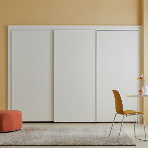 한샘 바이엘 소프트 슬라이딩 붙박이장 서랍형 (260cm)_이미지