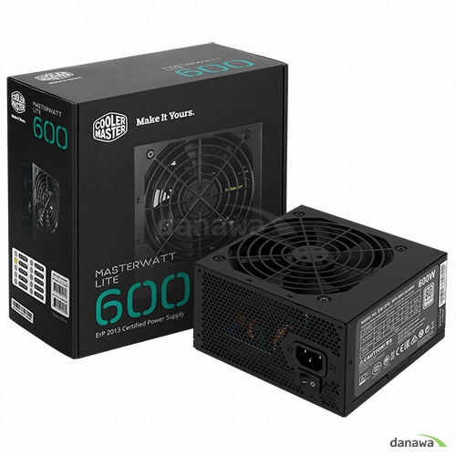 쿨러마스터 MasterWatt Lite 600 80PLUS스탠다드 230V EU