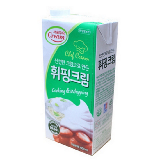 서울우유 휘핑크림 1L (4개)_이미지
