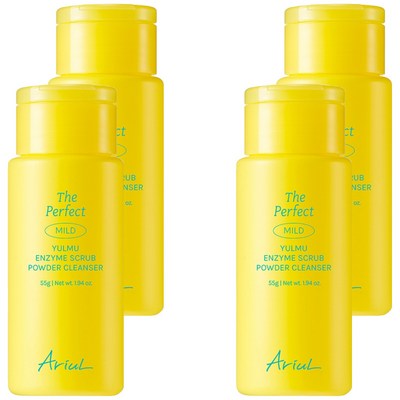 뷰티팩토리 아리얼 더 퍼펙트 율무 효소 스크럽 파우더 클렌저 55g (4개)_이미지