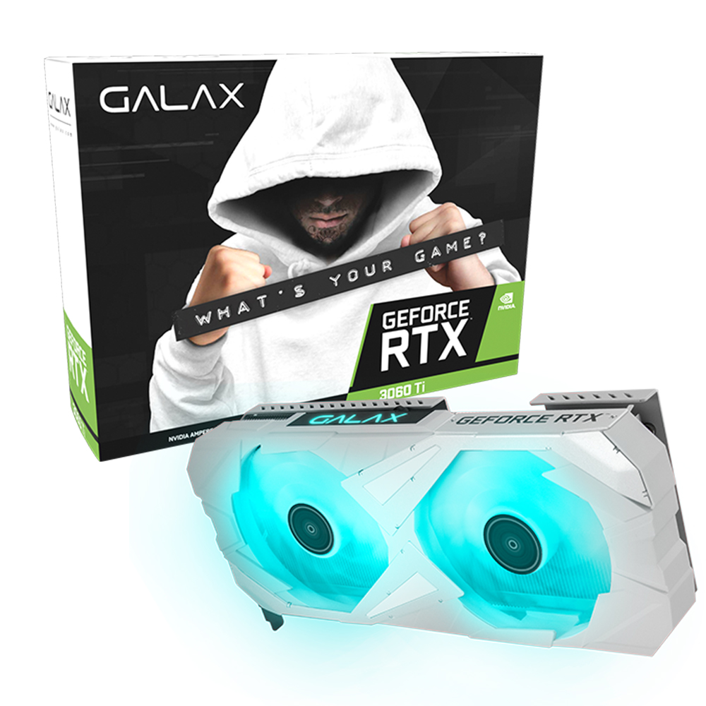 ������ GALAX ������ RTX 3060 Ti PLUS EX WHITE OC V2 D6X 8GB