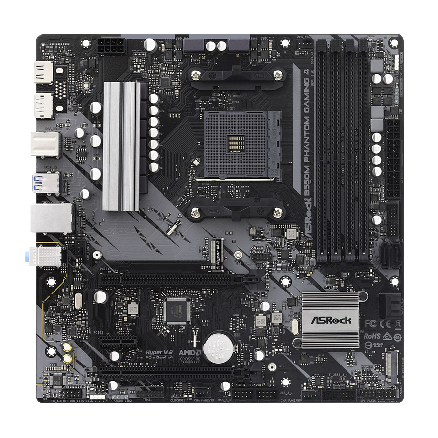 ASRock B550M Phantom Gaming 4 + WiFi6E ��ī�� ��Ű�� ��ص���