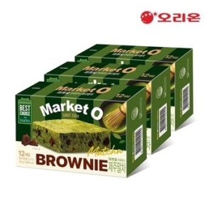 오리온 마켓오 브라우니 제주말차 240g (3개)