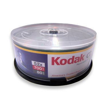 코닥 CD-R 700MB 52x 케익 (25장)