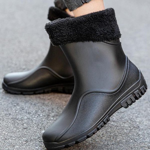 더블디 남성 데일리 겨울철 기모안감 탈부착 레인부츠 TAIN29 11271793A_이미지