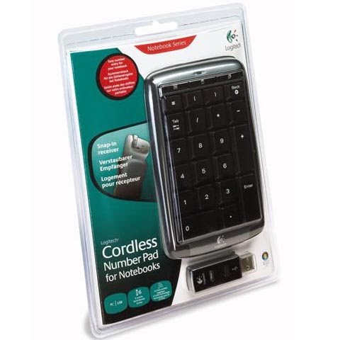 로지텍 Cordless Number Pad (정품)_이미지