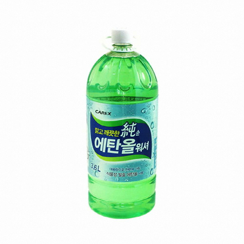 카렉스 맑고 깨끗한 순 에탄올 워셔액 3.6L (1개)