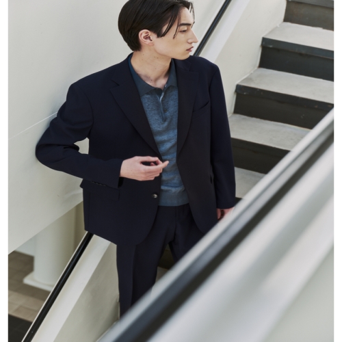 LF 마에스트로 네이비 비즈니스 경량 셋업 자켓 Relax Fit MAJA5A902N2