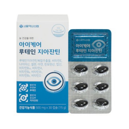 서울약사신협 아이케어 루테인 지아잔틴 30캡슐 (1개)_이미지