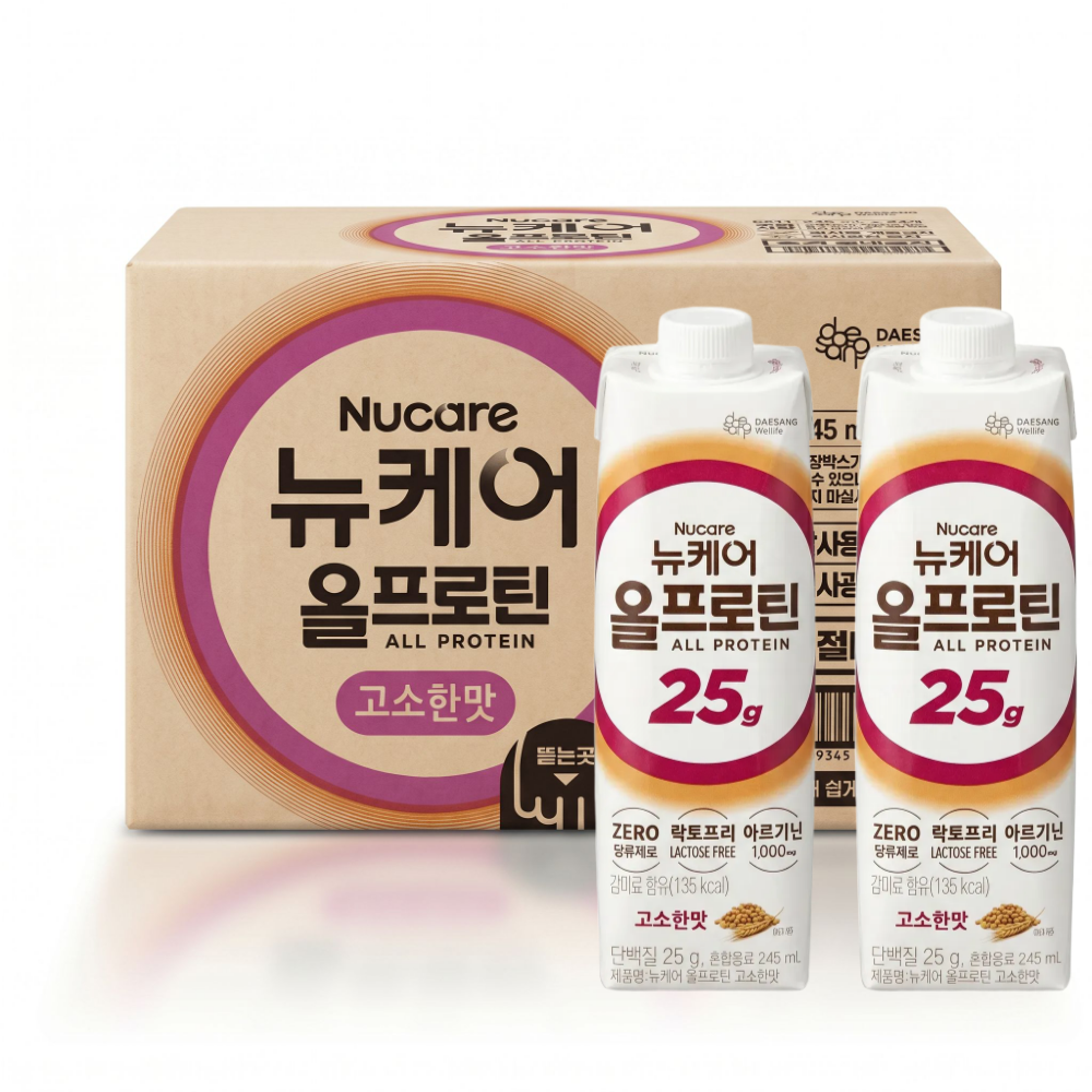 대상웰라이프 뉴케어 올프로틴 고소한맛 245ml (9개)