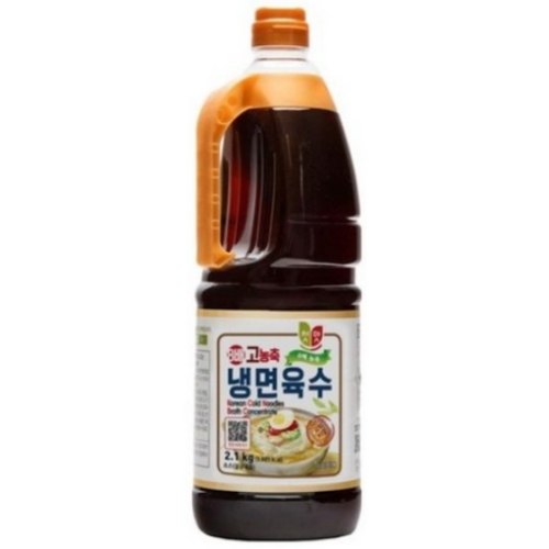 (주)청우식품 첫맛 8배 고농축 냉면육수 2.1kg (5개)