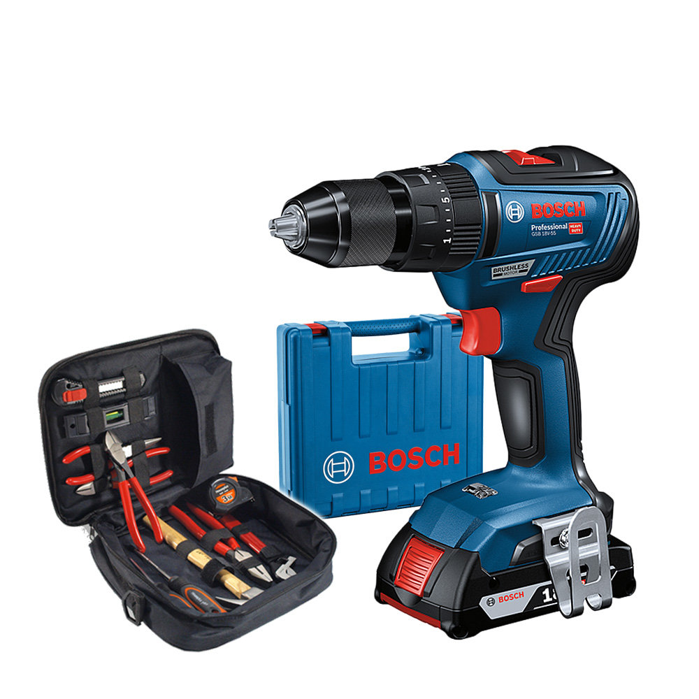 GSB 18V-55 + 툴백PRO2 공구세트