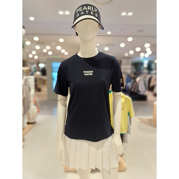 파리게이츠 로고 포인트 라운드 반팔티셔츠 531C3TR056_NA_이미지