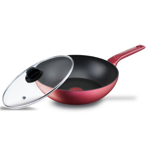 테팔 데일리 셰프 IH 볶음팬 (28cm+유리뚜껑)_이미지