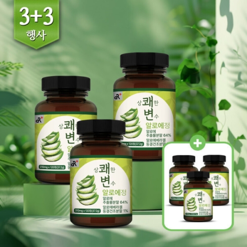 두리농산 상쾌한 변수 알로에정 310mg 120정 (6개)_이미지