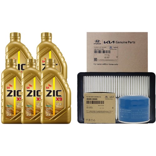 SK������ ��ũ X9 FS 5W30 5L + �������� ���� ���� �׷���IG 2.4 ���̺긮��