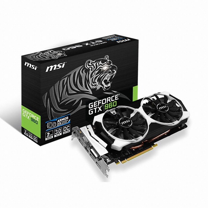 MSI 지포스 GTX960 아머 2X OC D5 2GB 대원씨티에스_이미지