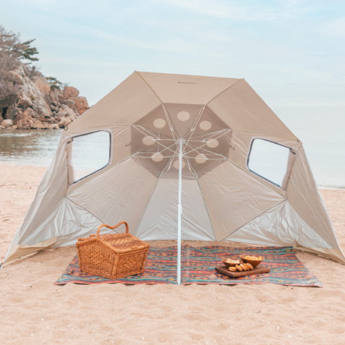 불스원 캠크루 2024 뉴 1초 우산 텐트 컴팩트 소이밀크