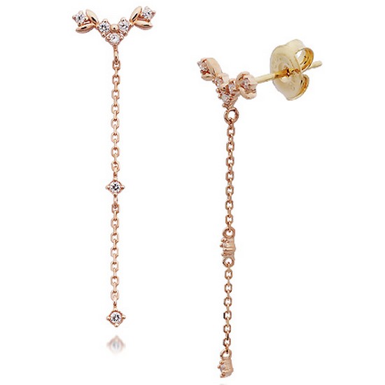 가네시 18K 로렐라펠 귀걸이 D343_이미지