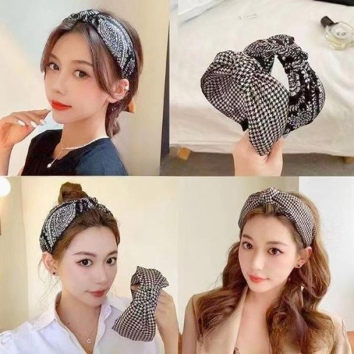 2종 체크꼬임 머리띠 페이즐리꼬임 S37708878