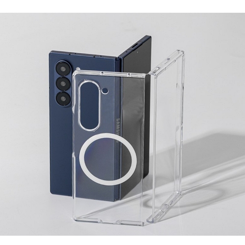 슈퍼쉘 갤럭시Z 폴드7 맥세이프 클리어 생폰 케이스_이미지