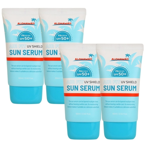 에덴인터내셔널 푸드어홀릭 알로하와이 UV쉴드 에어핏 선세럼 60ml (4개)