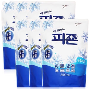 피죤 블루비앙카 리필 2.1L (6개)_이미지