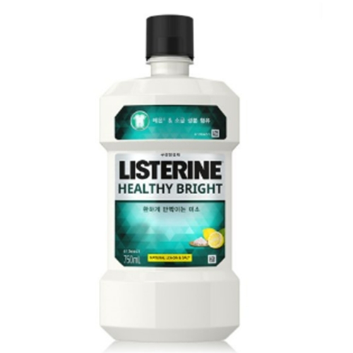 존슨앤존슨 리스테린 헬씨 브라이트 750ml (10개)