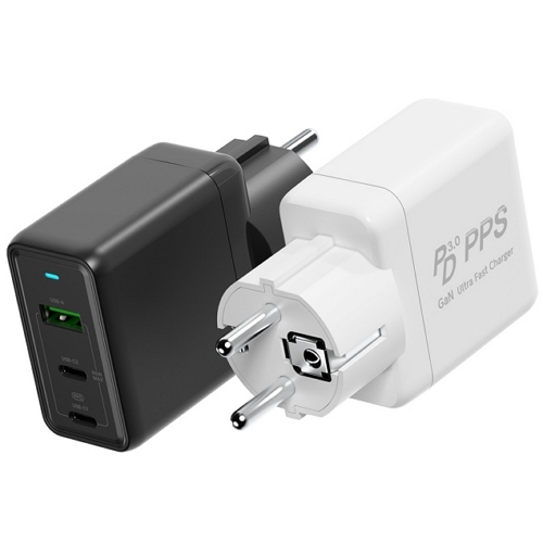 PD PPS 65W 3포트 GaN 접지형 충전기