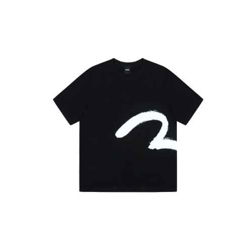 에비수 뉴코아울산아울렛 측면 붓터치 빅힐스 루즈핏 반팔 티셔츠 EW2UTS902_이미지