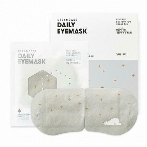 스팀베이스 데일리 아이마스크 무향 5매입 (1팩)