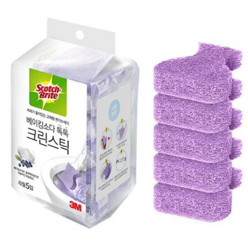 스카치브라이트 베이킹소다 톡톡 크린스틱 리필 (5개)_이미지