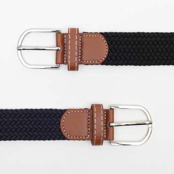 데이즈 376BYP90 핀버클 꽈배기 벨트 2p세트 스판 여자허리띠