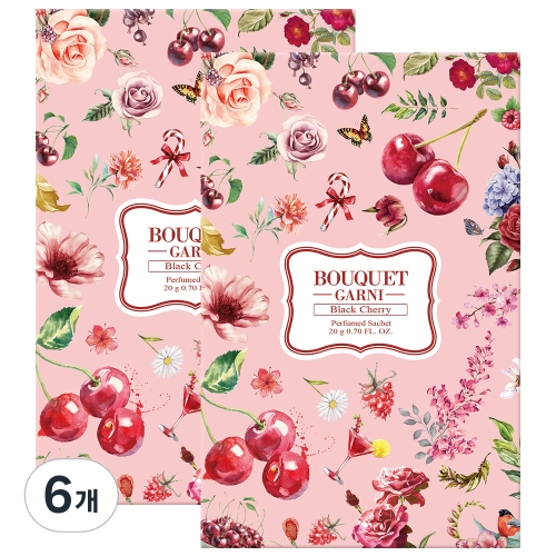 부케가르니 퍼퓸드 샤쉐 블랙체리 L 20g (6개)