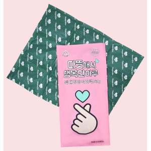 해피원 행복 손하트 특대형 방석 핫팩 540g (10개)_이미지