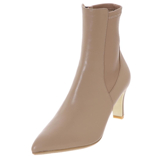 소다 베이직 스판 앵클부츠 ALB315 (LS33, 다크베이지)_이미지