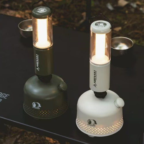 아베나키 램파라 멀티차저 LED 랜턴 카키_이미지