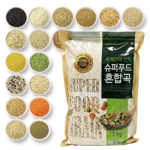 푸드마인 슈퍼푸드 혼합곡 2kg 4봉/지퍼백압축포장_이미지