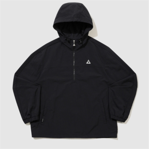 르꼬끄스포르티브 Le Coq 유니 루즈핏 아노락 메쉬 자켓 QR123LJK22-BLK