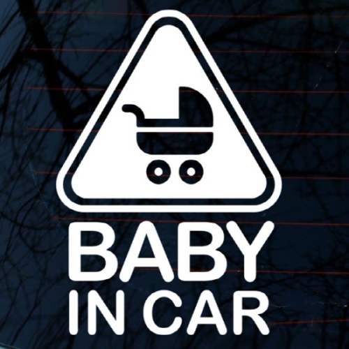 뭉키데코 엠블렘 유모차 BABY ON BOARD 스티커