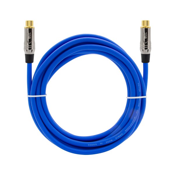 탑라인에이치디 HDTOP RCA FF 메탈블루 연장 케이블 (50m, HT-TP4098)_이미지