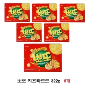 크라운제과 뽀또 치즈 타르트 322g (6개)_이미지