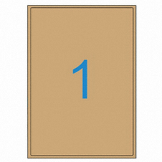 올바른라벨 크라프트 라벨 AL011KR [100매]