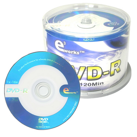 e3works DVD-R 4.7GB 16x 케익 50장_이미지