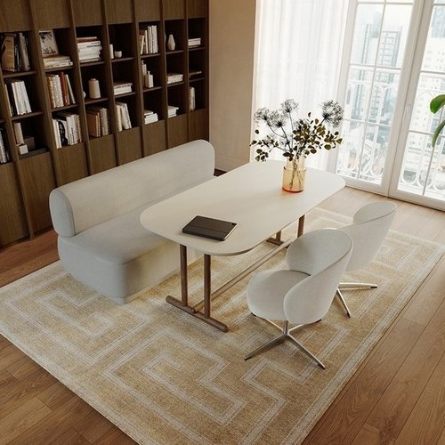 까사미아 알로 LDK 세라믹 식탁 1600 (의자별도)_이미지