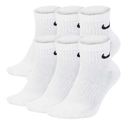 나이키 에브리데이 쿠션 앵클 삭스 6팩 세트 SX7669-100_이미지