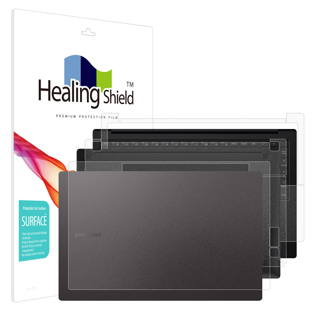 삼성전자 갤럭시북 프로 NT951XDB 무광 외부보호필름 3종 세트