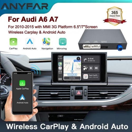무선 MMI Android A7 미러 AirPlay 네비게이션 GPS CarPlay 2010-2015 Bluetooth 3..